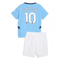 Dres Manchester City Jack Grealish #10 Domaci za djecu 2024-25 Kratak Rukav (+ kratke hlače)